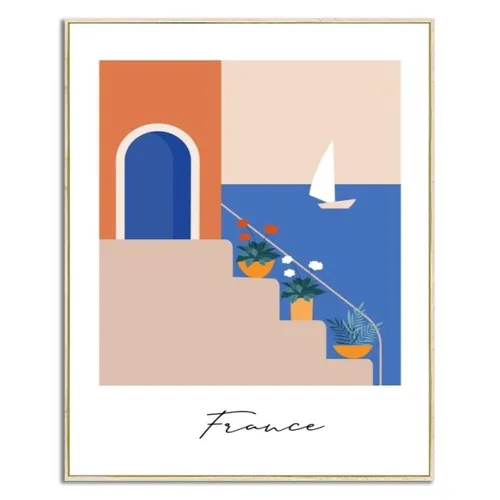 CUADRO CANVAS 40x50cm MARCO FRANCE - Decoración de pared, Uruguay | Decohogar