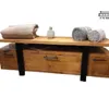 Rack IRON 1.50 m en Madera natural - Muebles para TV, Uruguay | Finkel, vista 2 de 2