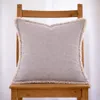 Almohadón "Washed" Gris Melange en Gris - Textiles, Uruguay | Casa Ernesta, vista 1 de 2