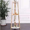 ESTANTERIA ESQUINERO 37X37X150 CM BAMBOO BLANCO en Blanco - Bibliotecas, Uruguay | Koz, vista 2 de 4