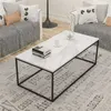 MESA RATONA METAL/MARMOL 106x60x45CM BLANCO/NEGRO en Multicolor - Mesas de arrimo, Uruguay | Koz, vista 4 de 4
