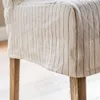 FUNDA SILLA AÑO 50 - LINO ALTO GRAMAJE RAYADO OFF WHITE en Off-white - Sillas, Uruguay | La Iberica, vista 3 de 9