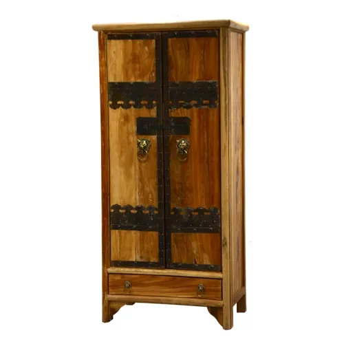 A164 Aparador 80x44x180 en Madera natural - Aparadores y recibidores, Uruguay | Victoriana