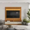 Rack con Panel Ouro Preto Listones de madera y Led 180cm MDF/MDP - Muebles para TV, Uruguay | Balton, vista 3 de 7