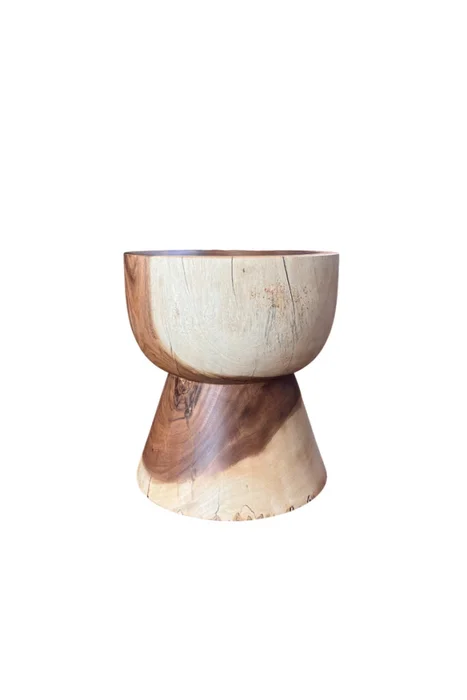 BANCO JIMBARAM 40DIAMx45CM H en Madera natural - Butacas, banquetas y puffs, Uruguay | Vinibel