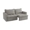 Sillón Sofá Cama 2 cuerpos Retractil - Trevo en Gris - Sillones y sofás, Uruguay | Delta Center, vista 7 de 9