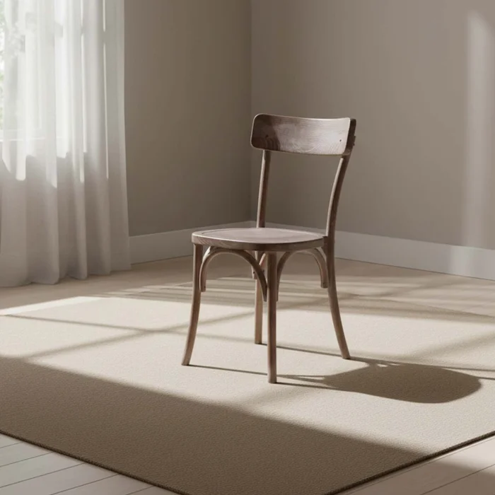 Silla De Comedor Madera Natural-beige Modena en Madera natural - Sillas, Uruguay | Divino
