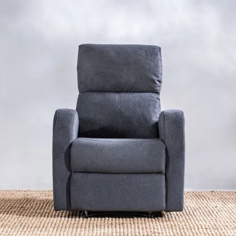 Sillón Reclinable Taos 1 Cuerpo - Gris en Gris - Sillones y sofás, Uruguay | Aihaus