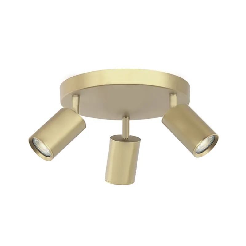 Luminaria de Techo Leticia Triple Aluminio en Plateado - Lámparas colgantes, Uruguay | Serlux
