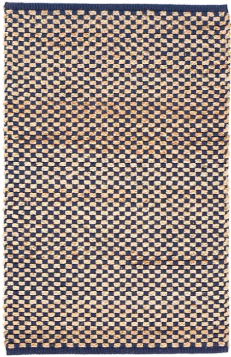 BOOMER NAVY WOVEN YUTE en Multicolor - Alfombras, Uruguay | Sentido Jose Ignacio