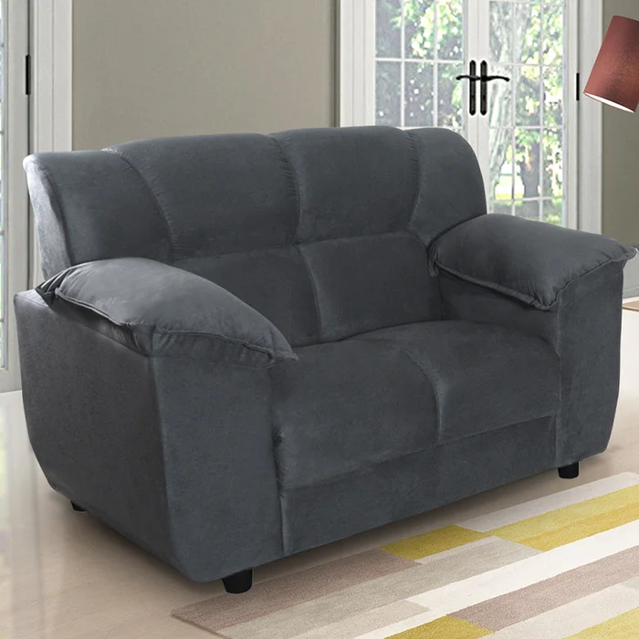 Sofá 2 Cuerpos Aguai Gris en Gris - Muebles, Uruguay | Soy Hogar, vista 4