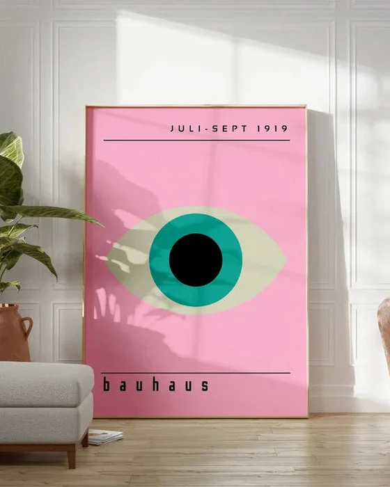 Bauhaus - Pink eye en Rosa - Láminas, Uruguay | La Cuadrería, vista 3