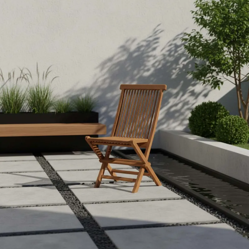 Silla Madera Natural-beige Tlc001 en Madera natural - Muebles para el exterior, Uruguay | Divino