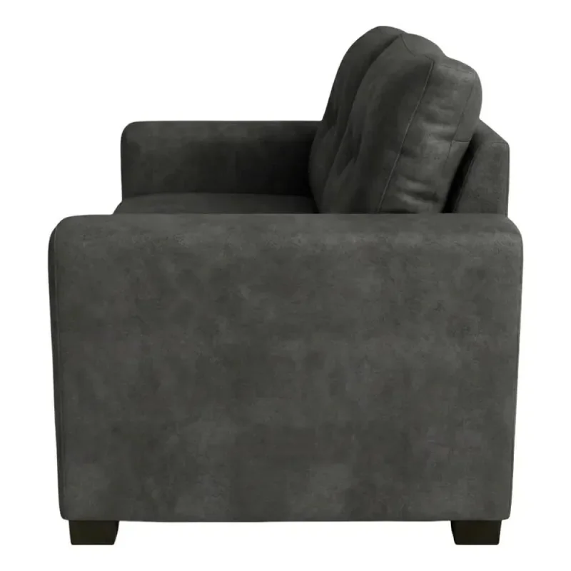 Sofá 2 cuerpos 1.35mts - Tela Pet Friendly Gris en Gris - Sillones y sofás, Uruguay | Champagne Home, vista 3