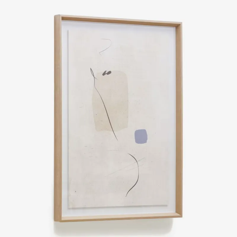 Cuadro abstracto Sormi beige 50 x 70 cm en Beige - Decoración de pared, Uruguay | Kavehome