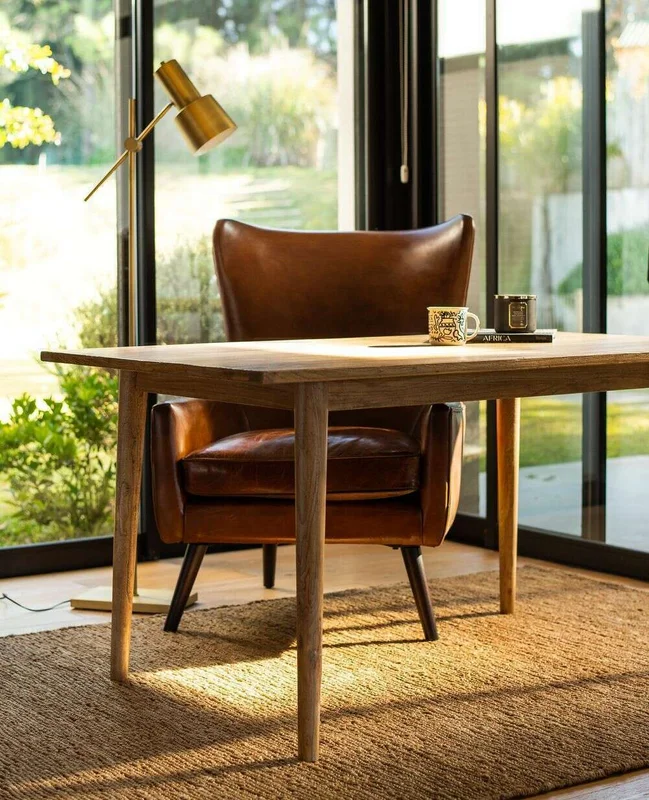 MESA COMEDOR NORDICA - OLMO NATURAL - 1.50 X 0.90 MTS en Madera natural - Mesas de comedor, Uruguay | La Iberica, vista 15