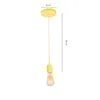 Lámpara Colgante Decorativa Rainbow Amarilla en Amarillo - Lámparas colgantes, Uruguay | Unilux, vista 6 de 6