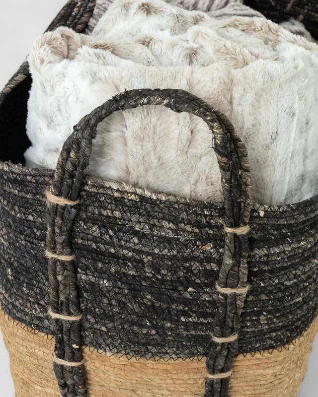 Cesta Kysna gris oscuro y marrón - chica en Multicolor - Canastos, Uruguay | Kavehome, vista 5