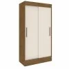 Ropero Placard 2 Puertas Corredizas 2 Cajones Dormitorio en Madera natural - Roperos y placares, Uruguay | Soy Hogar, vista 3
