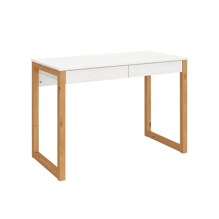 Escritorio 110cm Nara 2 Cajones - Madera Maciza en Madera natural - Escritorios, Uruguay | Balton, vista 17