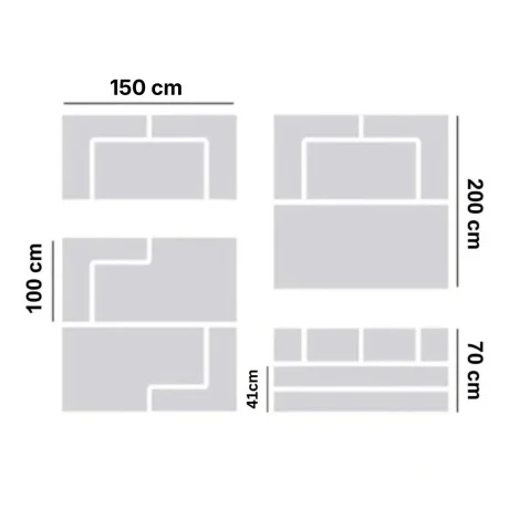 Sillón Cama 2 Cuerpos CloudNest - Gris en Gris - Sillones y sofás, Uruguay | La Cueva Muebles, vista 13