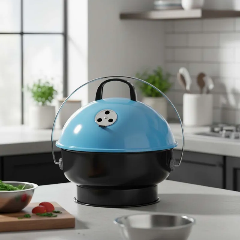 Parrilla Barbacoa Ceramica Azul Fireblue en Azul - Exterior, Uruguay | Divino