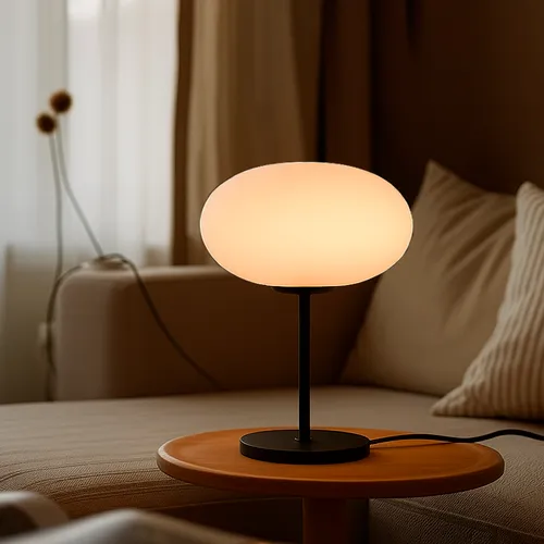 Lámpara de mesa Dina en Blanco - Lámparas de mesa, Uruguay | Alta Gracia Deco