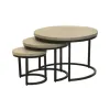 M-102 Juego de mesas nido 70x70x47 en Madera natural - Mesas de living, Uruguay | Victoriana, vista 3 de 3