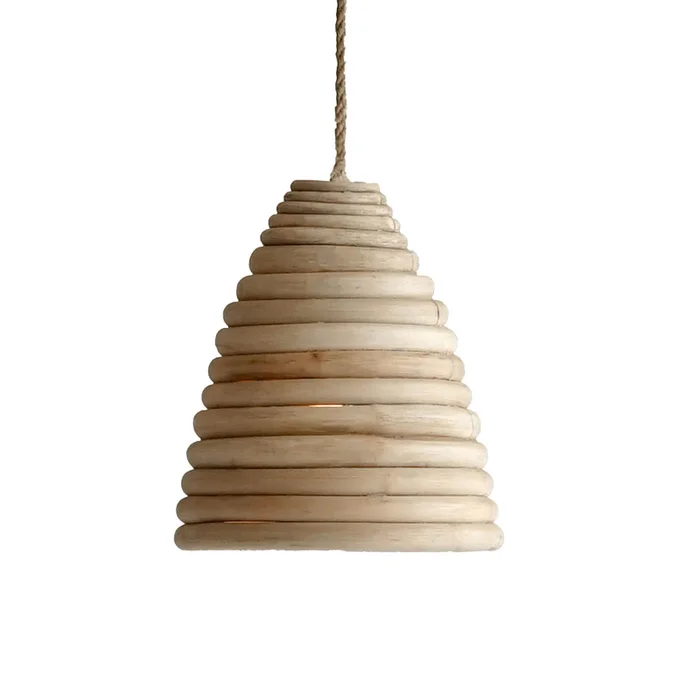 Lámpara de techo Rattán Natural/beige Bee en Madera natural - Lámparas colgantes, Uruguay | Le Blanc