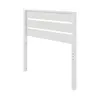 Respaldo 1 Plaza Madera maciza - Funcional - Blanco en Blanco - Respaldos de cama, Uruguay | Ecowood, vista 2 de 4