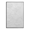 CUADRO CANVAS 60x90cm MARCO NEGRO PINTURA BLANCO 1 en Negro - Decoración de pared, Uruguay | Koz, vista 1 de 2