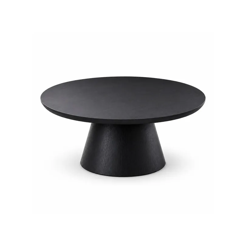 Mesa Baja Domo en Negro - Mesas de living, Uruguay | Samic