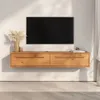 Rack TV 145cm Suspendido/Flotante Trega - Madera Maciza - Muebles para TV, Uruguay | Balton, vista 1 de 8