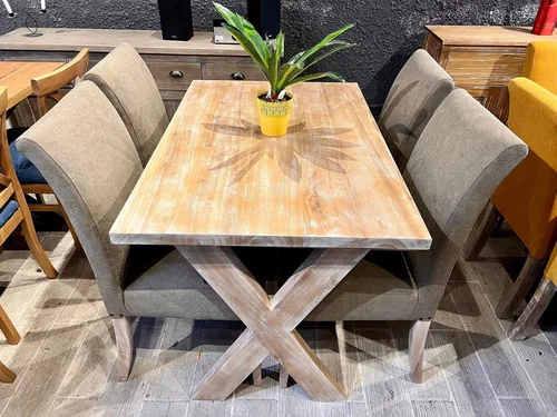 Juego De Comedor Madera Maciza Ozark Cruceta Con 4 Sillas A Eleccion en A Eleccion - Mesas de comedor, Uruguay | Ozark Home, vista 2