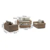 Juego de jardin Monaco en Beige - Muebles para el exterior, Uruguay | La Cueva Muebles, vista 6 de 10