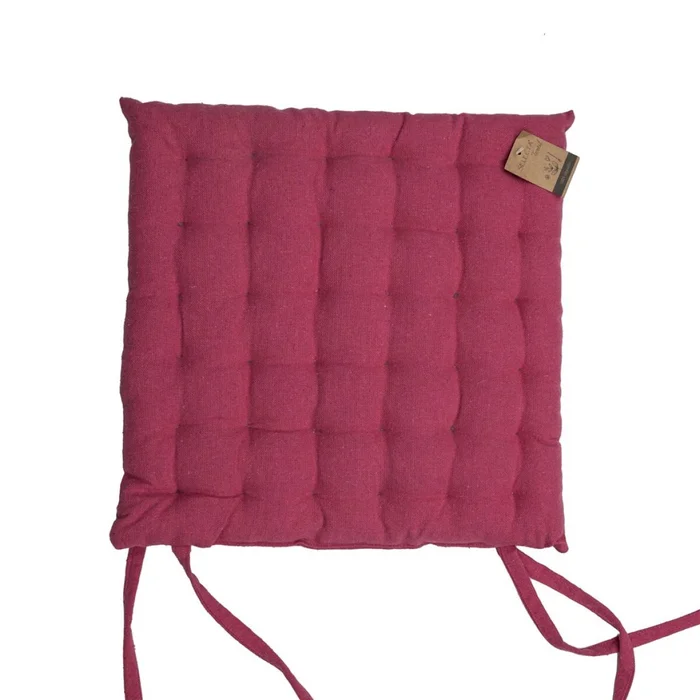 ALMOHADON TATAMI ALGODÓN 40x40CM ROSA en Rojo - Textiles, Uruguay | Decohogar