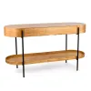 CONSOLA LUGO CINAMOMO NATURALE 140X48X76H CM en Madera natural - Aparadores y recibidores, Uruguay | Vinibel, vista 2 de 4