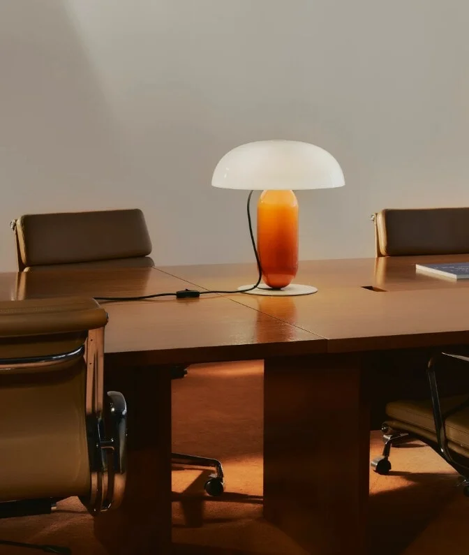 Gambosa S Opal Naranja en Naranja - Lámparas de mesa, Uruguay | Darko Lighting, vista 2