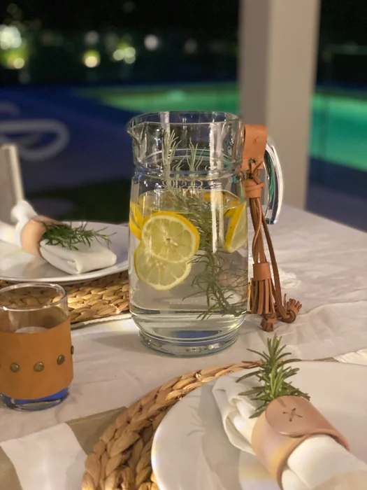 Jarra con flecos de cuero marrón - Decoración, Uruguay | Dreams On Time, vista 16