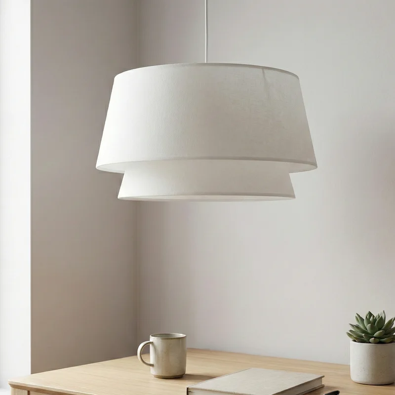 Niveo Tiered Canvas en Blanco - Lámparas colgantes, Uruguay | La Perla, vista 3