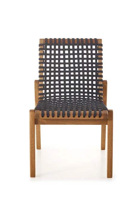 SILLA TRACO CUERDA NEGRA 56x62x85CM JATOBA en natural y - Muebles para el exterior, Uruguay | Vinibel, vista 4
