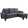 Sillon 3 cuerpos con chaise Herbie - GRIS en Gris, Uruguay | La Cueva Muebles, vista 3 de 14