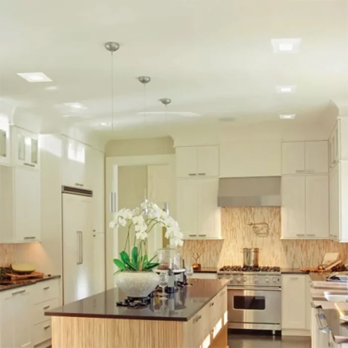 Panel LED Cuadrado 3W Luz Cálida - Lámparas colgantes, Uruguay | Serlux, vista 2