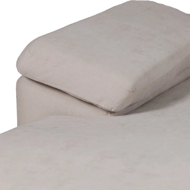 Rinconera Adalia - Tela Microfibra - Chaise izquierdo - 9248 (Beige) en Beige - Sillones y sofás, Uruguay | Nyr, vista 4