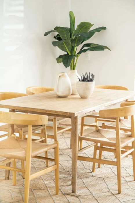 MESA COMEDOR NORDICA - OLMO NATURAL - 1.80 X 0.90 MTS en Madera natural - Mesas de comedor, Uruguay | La Iberica, vista 28