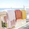 THROW BLEND LANA Y MOHAIR ROSA en Rosa - Textiles, Uruguay | Sentido Jose Ignacio, vista 4 de 4