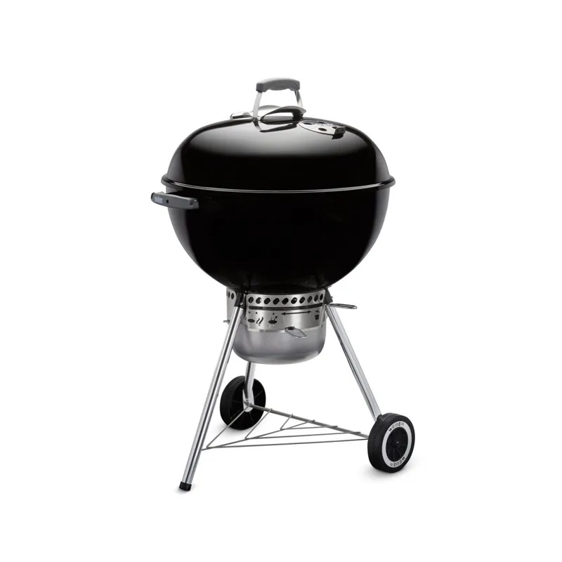 Barbacoa Carbón Negro Acero Inoxidable Weber en Negro - Exterior, Uruguay | Divino