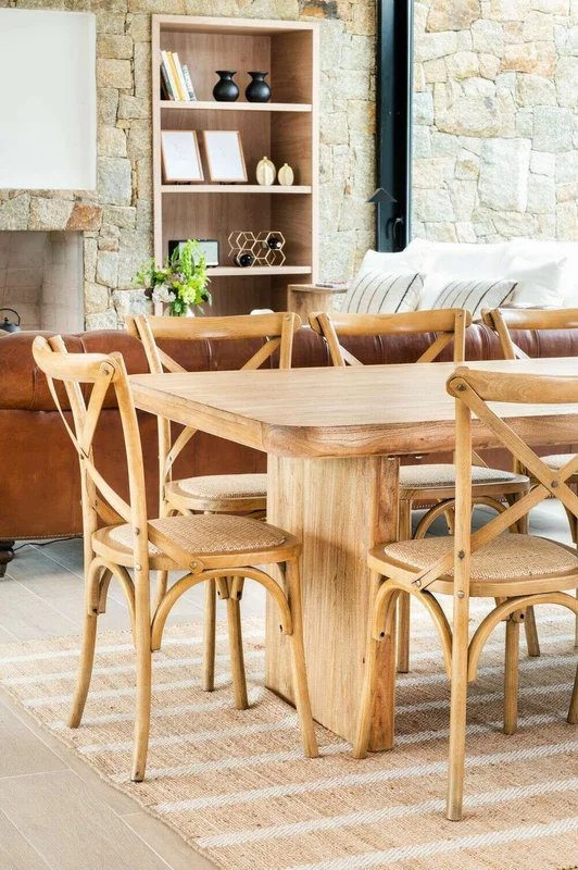 MESA COMEDOR ATHENA - 2.50 X 1.00 MTS en Madera natural - Mesas de comedor, Uruguay | La Iberica, vista 4