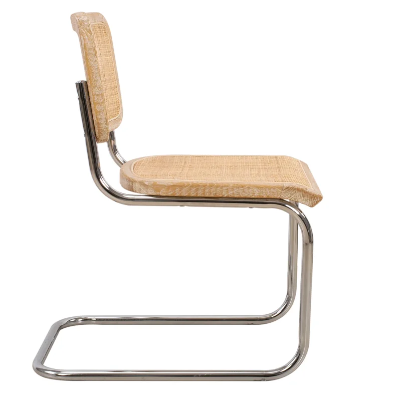 Silla Comedor Bauhaus Madera Natural Y Rattan en Madera natural - Sillas, Uruguay | Berna Home, vista 4