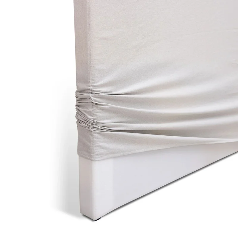 Respaldo 2 plazas con funda de tela - Beige en Beige - Respaldos de cama, Uruguay | La Cueva Muebles, vista 3